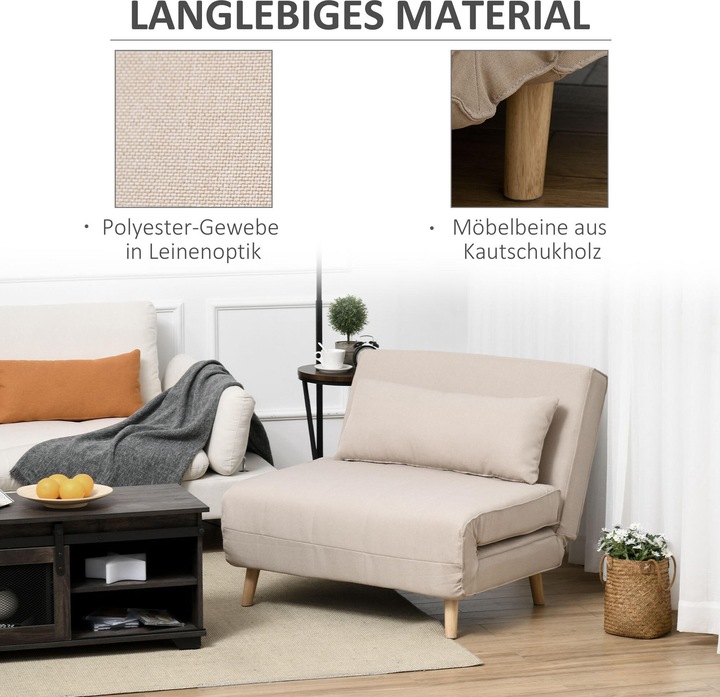 Produktbild Homcom Schlafsofa Sofabett (Bettsofa)