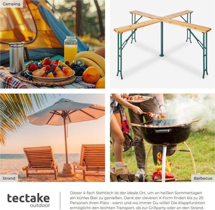Actual product image tectake Quattro (241 cm)