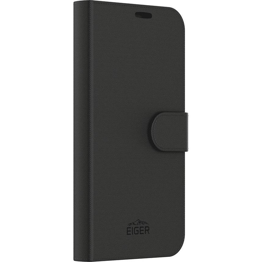 Eiger North Folio Bookcase (Samsung Galaxy S24), Smartphone Hülle, Schwarz