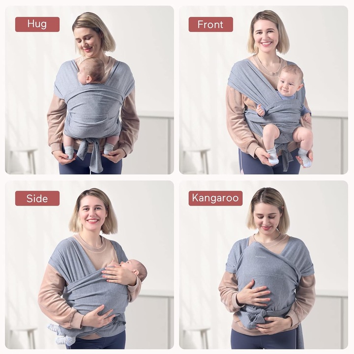 Image du produit Momcozy Baby Wrap Carrier Slings (2.15 m)