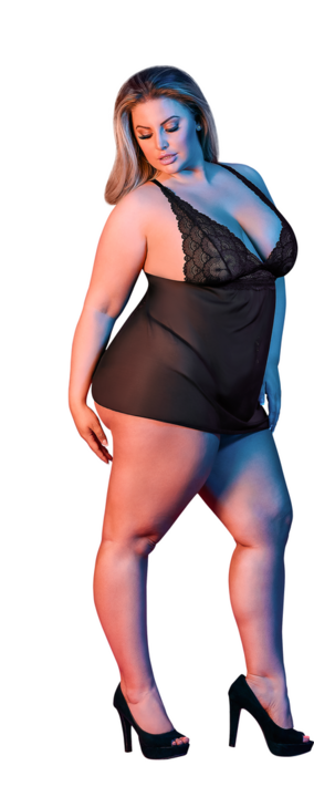 Produktbild Magic Silk Baby Doll w/ Fly Away Back & G-Set (XXL)