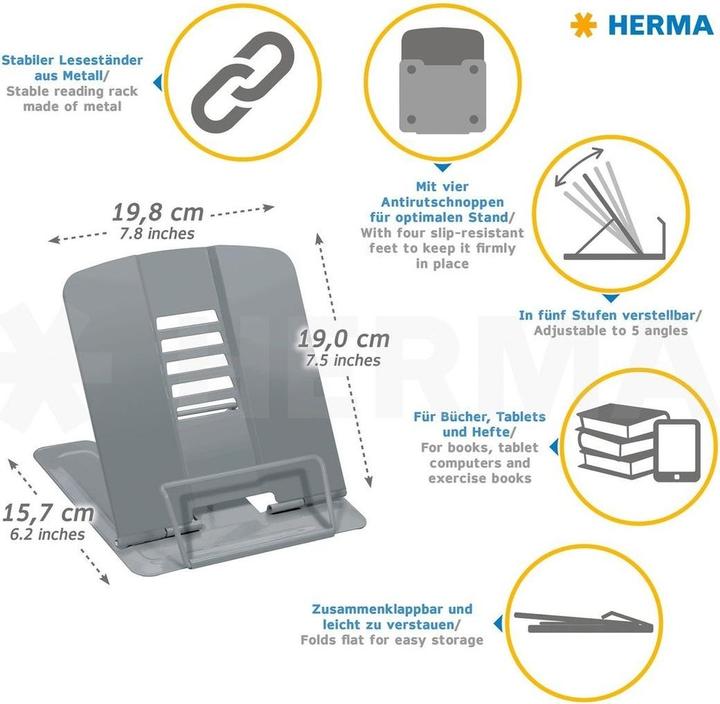 Productafbeelding HERMA Leesstandaard (2,5 x 23,5 x 20,5 cm)