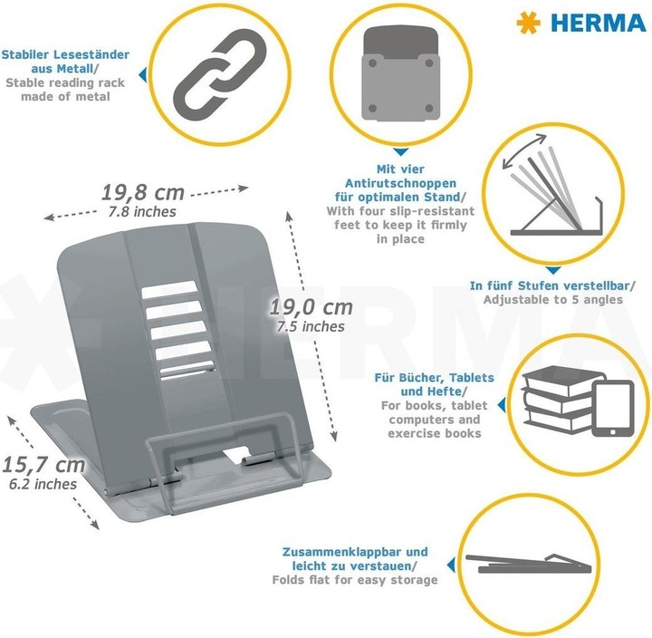 Produktbild Herma Leseständer (3 x 20.5 x 23 cm)
