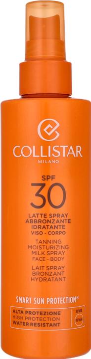 Actual product image Collistar CS Sun - Tanning Moisturizing Milk Spray SPF30 (Sun spray, SPF 30, 200 ml, 150 g)