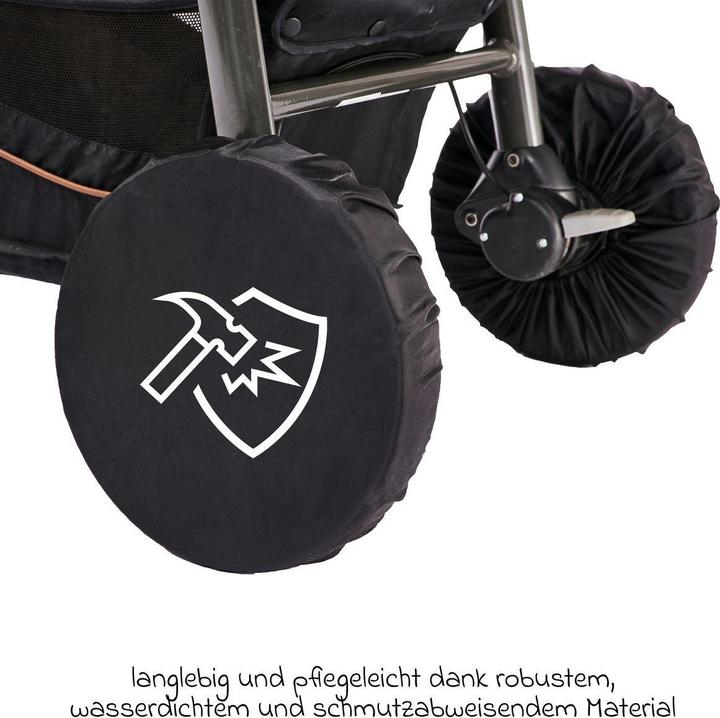 Actual product image Zamboo Kinderwagen-Ersatzteile Radschutz 4er Pack für Kinderwagen