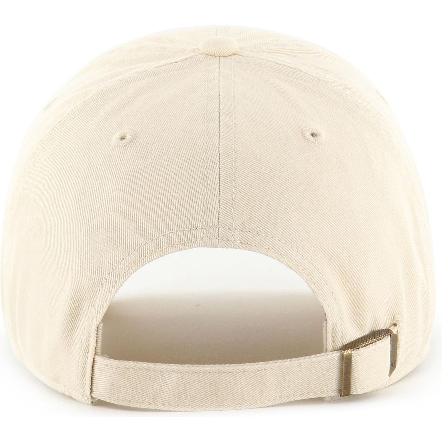 Thumbnail - 47 Brand, Herren, Cap, Strapback Cap - CLEAN UP New York Yankees natural, Beige