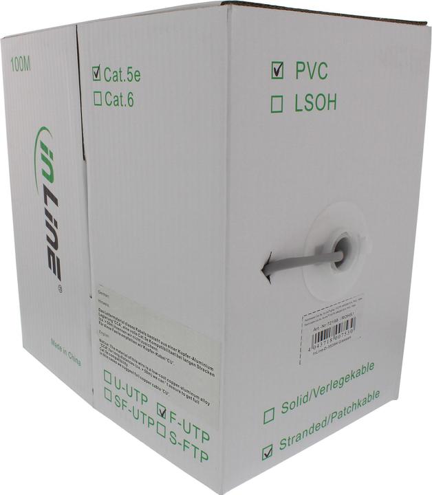 Produktbild InLine Patchkabel Cat.5e (F/UTP, CAT5e, 100 m)