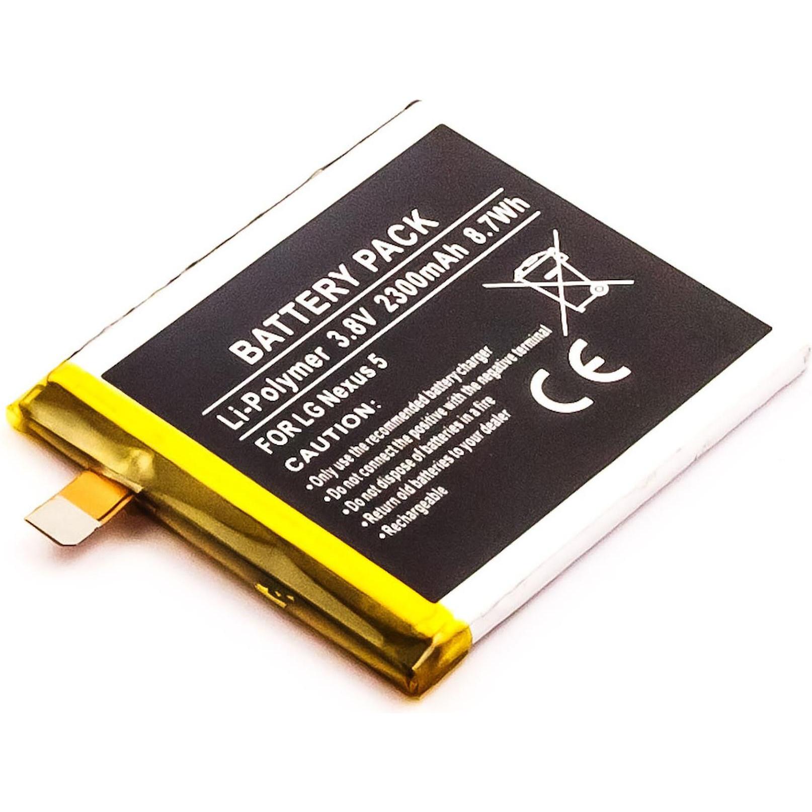 AGI Akku kompatibel mit LG Electronics Nexus 5 - Akku - 2.300 mAh, Smartphone Akku