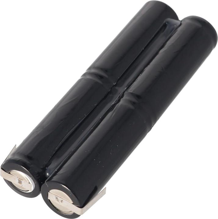 Actual product image AccuCell Battery cell arrangement L2x2 4x 4/5AA batteries, with solder tabs (4 pcs., 1400 mAh, Battery + charger)