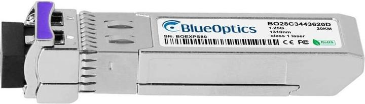 Actual product image CBO Telco Systems BTI-SFP-GBDC20L-DD-49/31S compatible BlueOptics cSFP BO28C4334620D