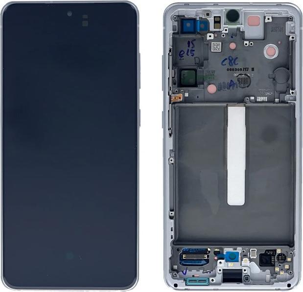 Actual product image Samsung Original Galaxy S21 FE 5G Display White (Display, Galaxy S21 FE 5G)