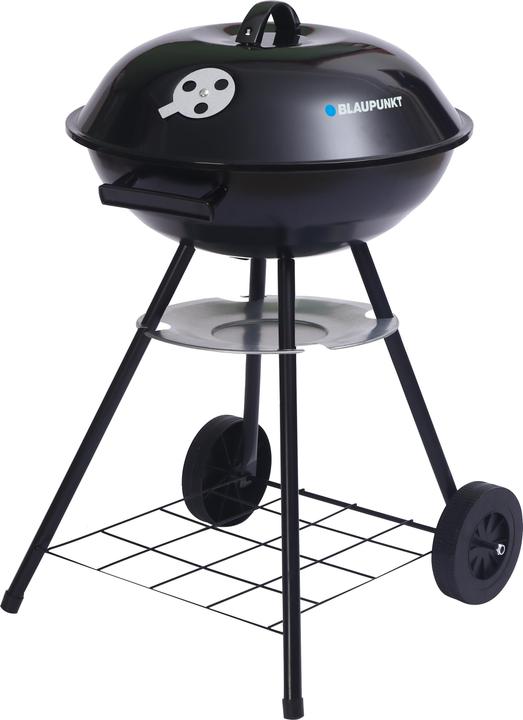 Produktbild Blaupunkt Rundgrill mit Deckel und Thermometer GC401 schwarz (41 cm)