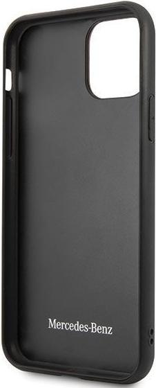 Image du produit Mercedes MEHCN65VWOLB Étui rigide pour iPhone 11 Pro Max, rouge / marron ligne bois noyer (Apple iPhone 11 Pro Max)