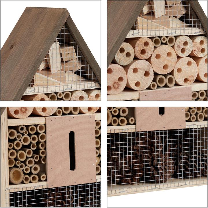 Actual product image Relaxdays Insect hotel (Bee, Ladybirds, Wild bees)