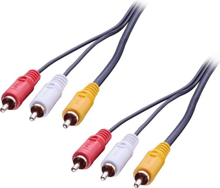 Produktbild Lindy Composite Video — Composite Video (3 m, Cinch)