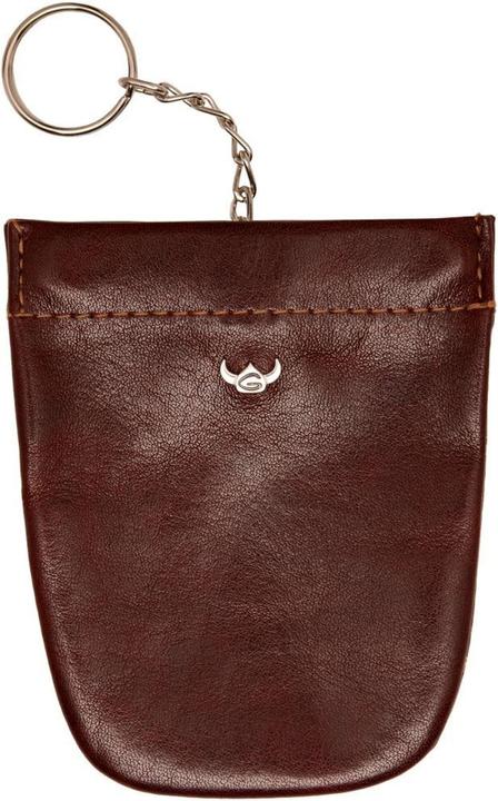 Actual product image Golden Head Colorado leather key case 7 cm