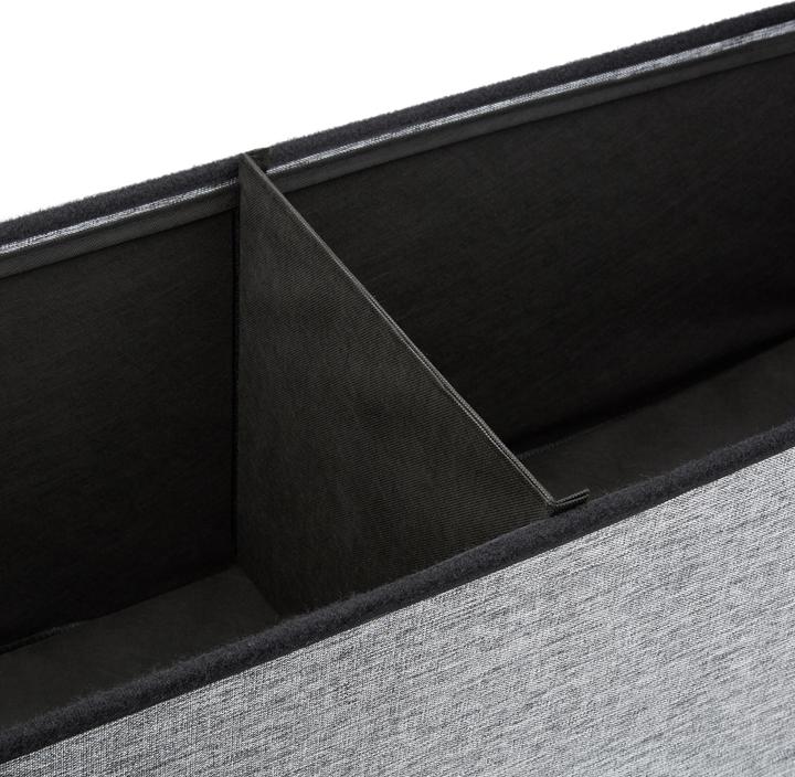 Actual product image Relaxdays Folding Storage Ottoman