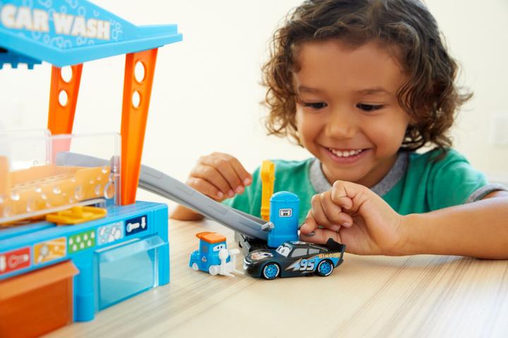 Produktbild Disney Cars Farbwechsel Dinoco Autowaschanlage Spielset