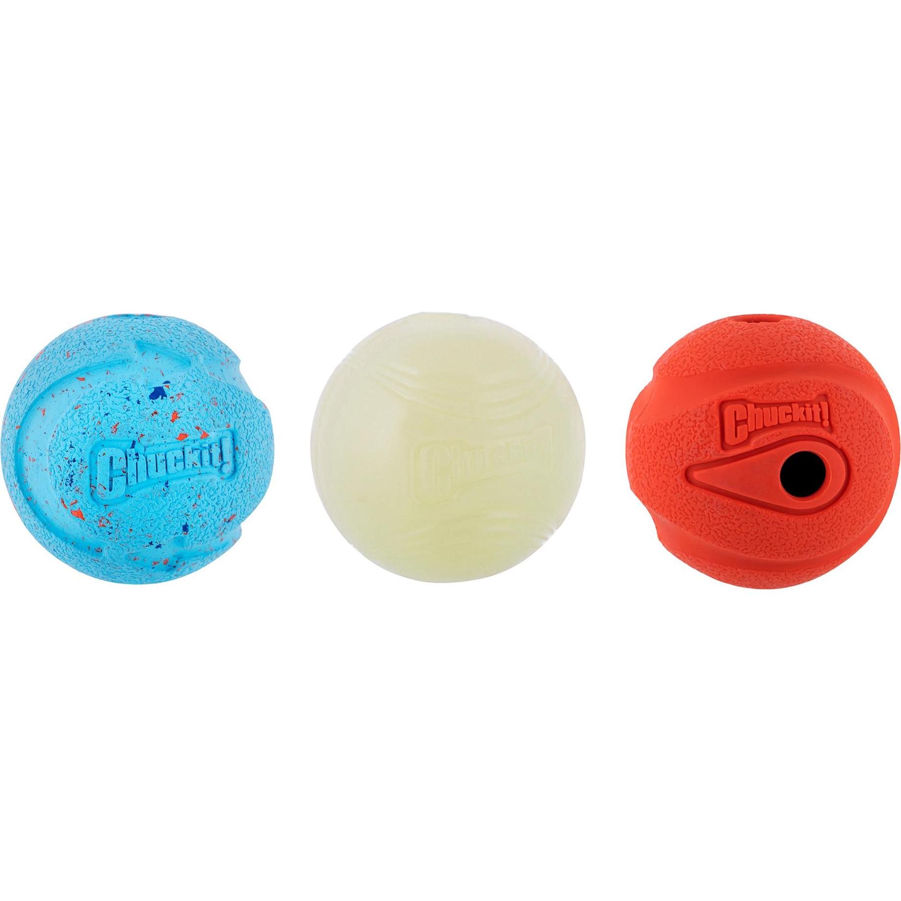 Meilleurs prix pour Chuckit Balle pour Chien Fetch Medley M pack de 3