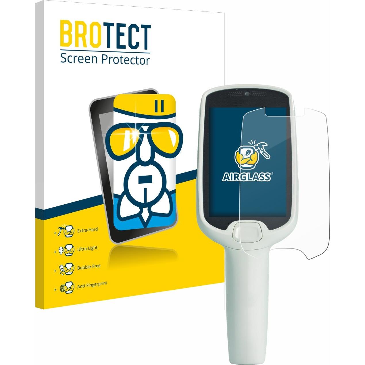 BROTECT Schutzglas Schutzfolie Displayschutz Display Schutz Glas Folie klar, Barcode-Scanner Zubehör