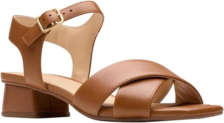 Clarks Premium Serina35 Cross Sandaal, ademend, flexibel, klassisch (40)