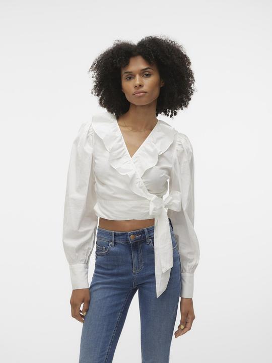 Produktbild Vero Moda Vmnoajane Ls Cropped Wrap Top Top (XS)