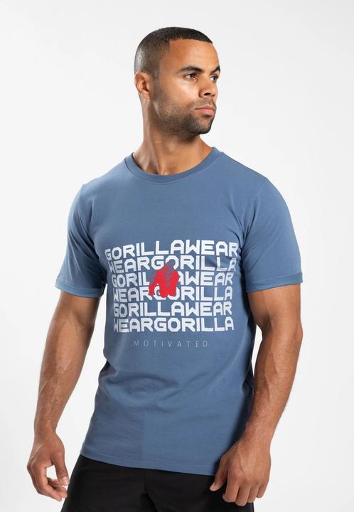 Produktbild Gorilla Wear Bradley T-Shirt - Blau (M)