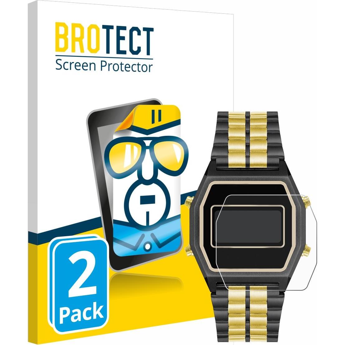 BROTECT Schutzfolie Displayschutz Displayschutzfolie Folie Klar Transparent, Smartwatch Schutzfolie, Transparent