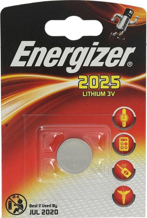 Produktbild Energizer CR2025 Lithium (1 Stk., CR2025, 170 mAh)