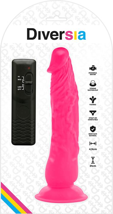Produktbild Diversia Flexibler Dildo mit Vibration und Saugfuss