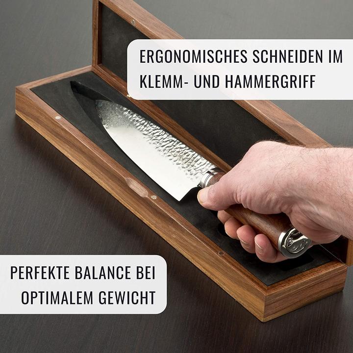 Produktbild Schwartzhirsch Damastmesser