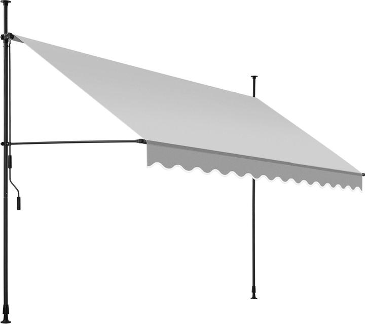 Produktbild tectake Klemmmarkise (3.50 m)