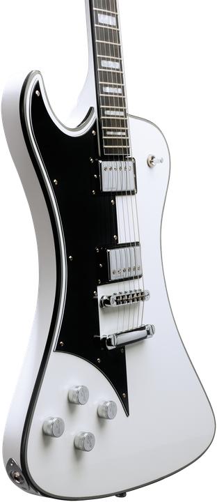 Actual product image Hagstrom Electric Guitar, Fantomen, White Gloss, Left-Handed (Electric guitar, Mahogany)