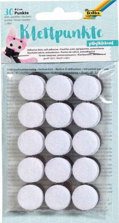 Actual product image Folia Velcro points (20 mm)