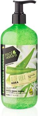 Image du produit Real Natura Aloe Vera Hydra Hair Gelatin Définit et hydrate, Nourrit et renforce, Alcool (Gel coiffant, 500 ml)