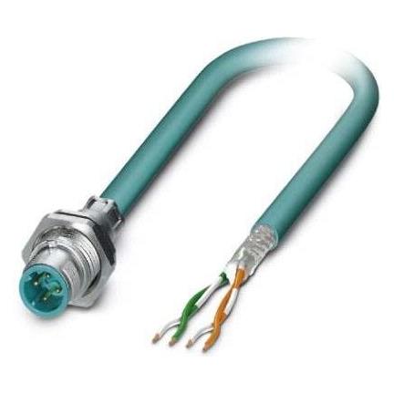 Phoenix Contact Bussystem-Einbaustecker, Elektronikkabel + Stecker, Blau
