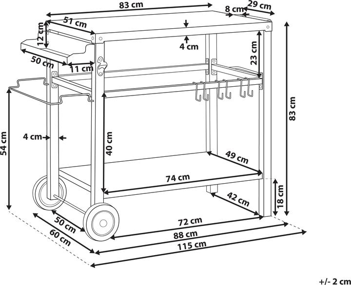 Nutritional values and ingredients Beliani Spiazzi