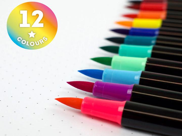 Immagine prodotto Legami Pennarello (Arancia, Marrone, azzurro, Verde chiaro, Rosso, Verde scuro, Nero, Blu chiaro, Viola, Blu, Giallo, Rosa, 12 x)