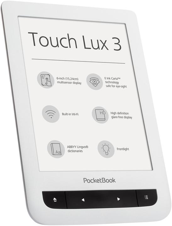Actual product image PocketBook Touch Lux 3 (6", 4 GB, White)