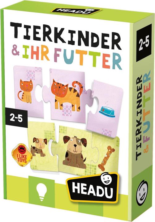 Headup Games Headu - Tierkinder & ihr Futter (2 - 5 Jahre)