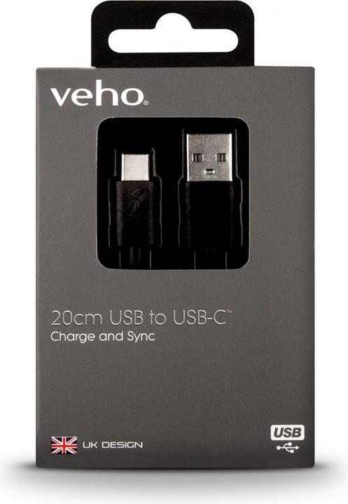 Image du produit veho VCL-002-C-20CM Câble USB A USB C (0.20 m)