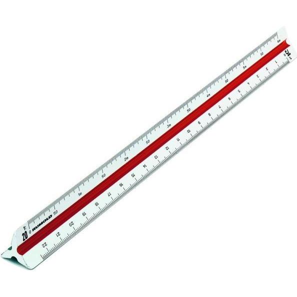 Rumold, Lineal, Dreikantmassstab 30cm (300 mm)