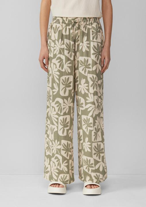 Immagine prodotto S.Oliver Hose Wide-Leg-Hose aus Musselin (Banda radio 38 (2600 MHz))