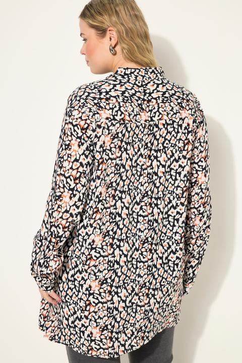 Produktbild Studio Untold Hemdbluse, Boxy Shape, Leo-Print, Langarm (46, 48)
