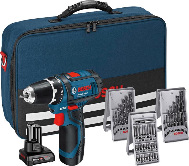Immagine prodotto Bosch Professional GSR 10.8-2-LI Set (Batteria ricaricabile)