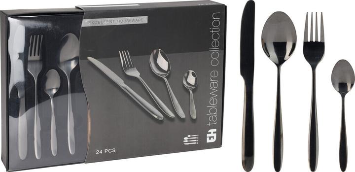 Image du produit WMF Set de couverts en acier inoxydable (24 pièce(s), Set de couverts)