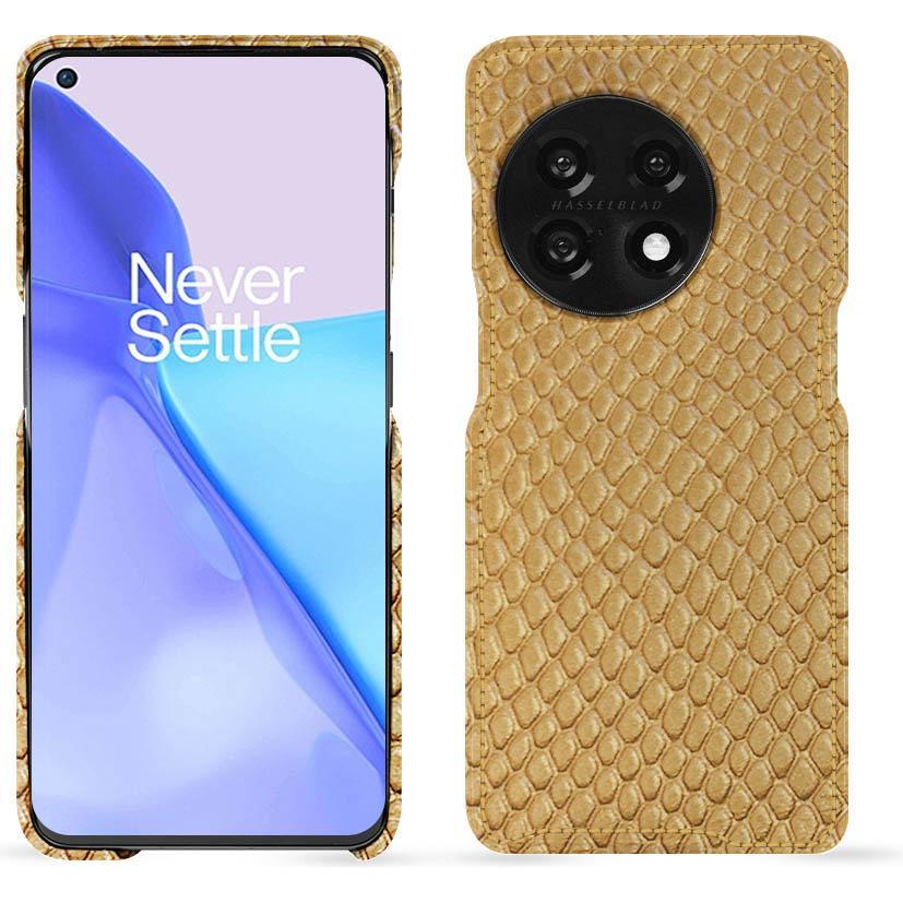 Noreve Lederschutzhülle (OnePlus 11), Smartphone Hülle, Beige
