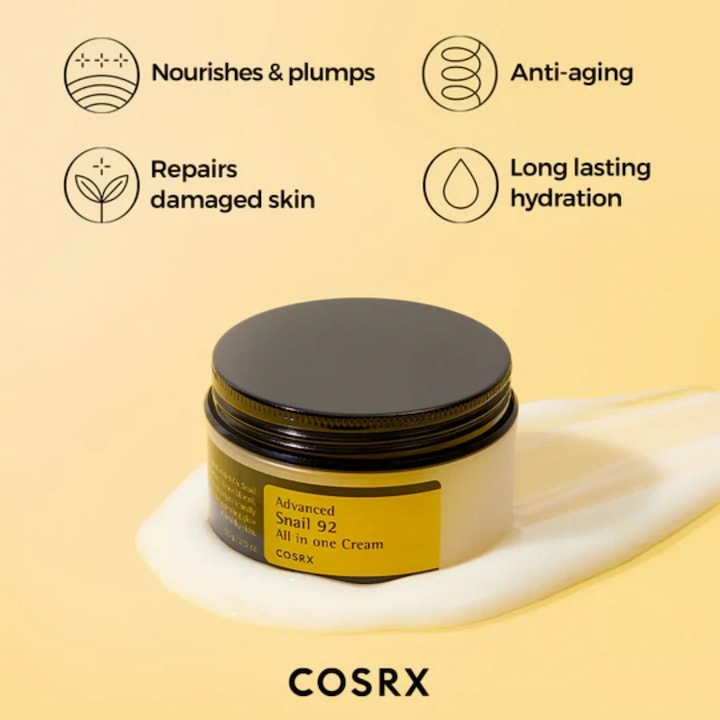 Immagine prodotto Cosrx Advanced Snail 92 All In One Cream (100 ml, Crema 24h)