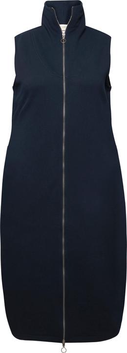 Image du produit Ulla Popken Robe midi, en molleton de coton bio, col montant et manches longues (46, 48)
