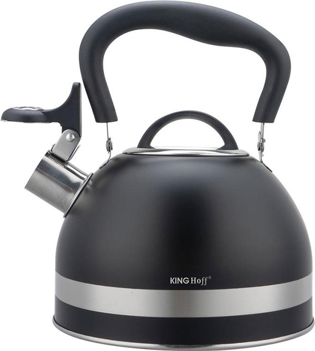 Actual product image Kinghoff Wasserkessel, matt-schwarz, 1,8 l (1.80 l)